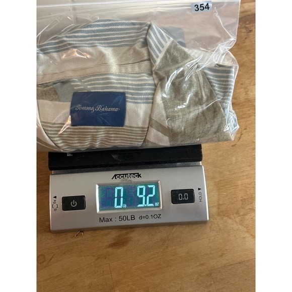 Tommy Bahama Shirt Mens Large Button Up Silk - Picture 9 of 9